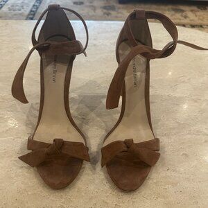 Alexandre Birman Light Brown Suede 100 mm Clarita 75 Sz. 38